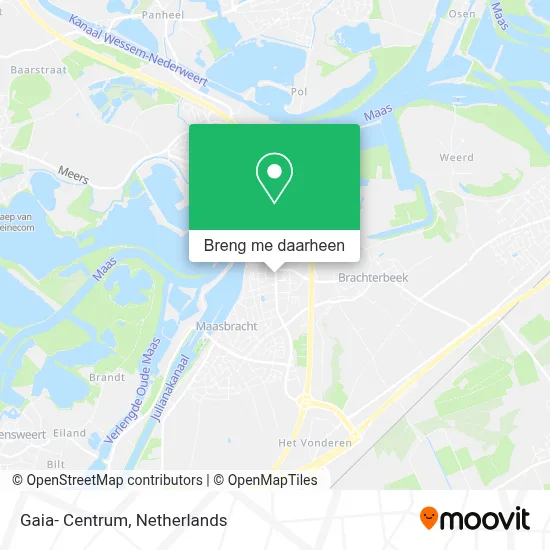Gaia- Centrum kaart