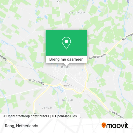 Rang kaart