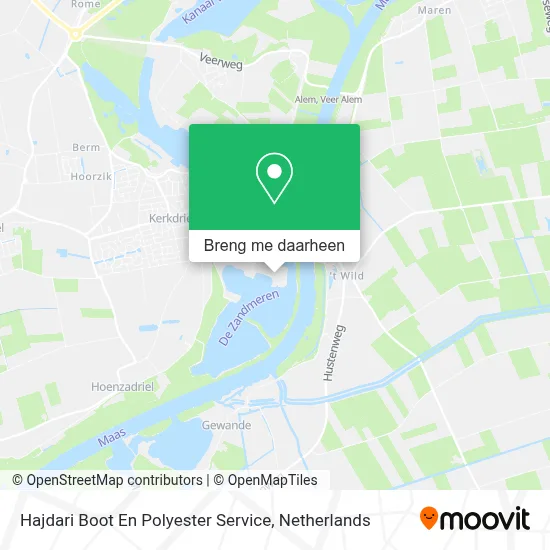 Hajdari Boot En Polyester Service kaart
