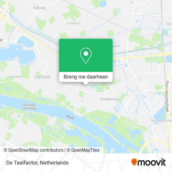 De Taalfactor kaart