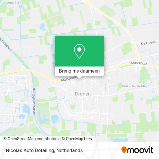 Nicolas Auto Detailing kaart