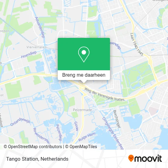 Tango Station kaart