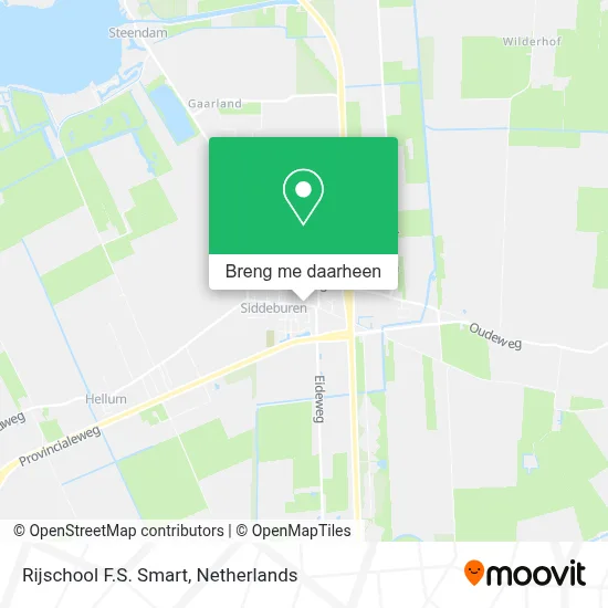 Rijschool F.S. Smart kaart