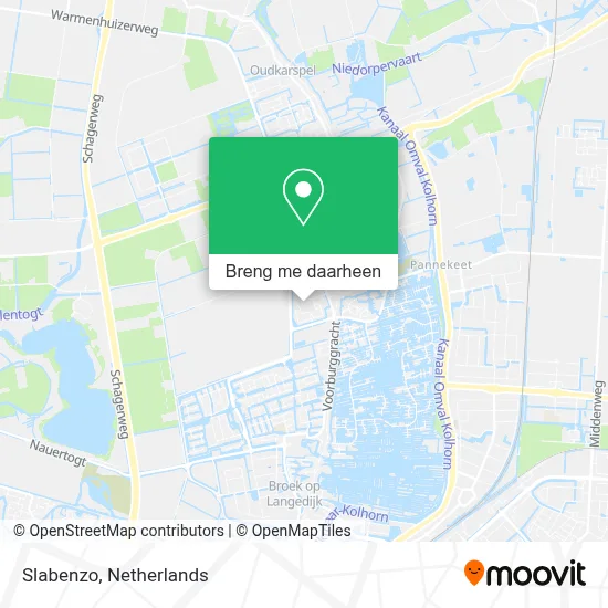 Slabenzo kaart