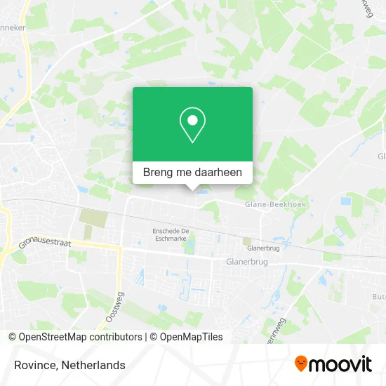 Rovince kaart