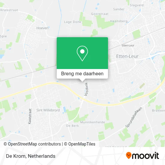 De Krom kaart