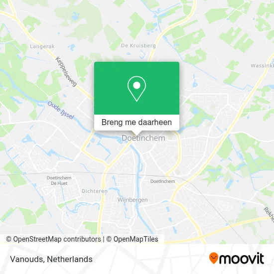 Vanouds kaart