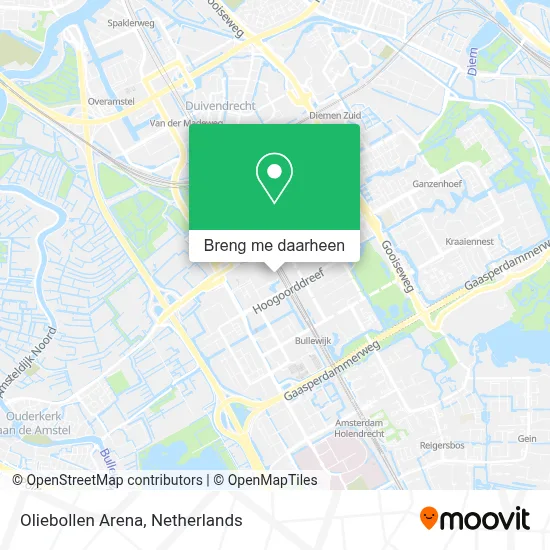 Oliebollen Arena kaart