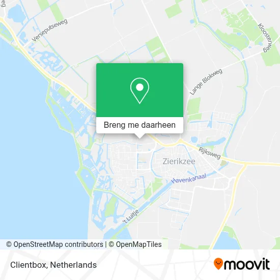 Clientbox kaart