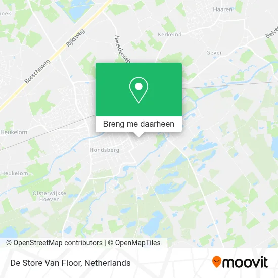 De Store Van Floor kaart