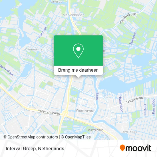 Interval Groep kaart