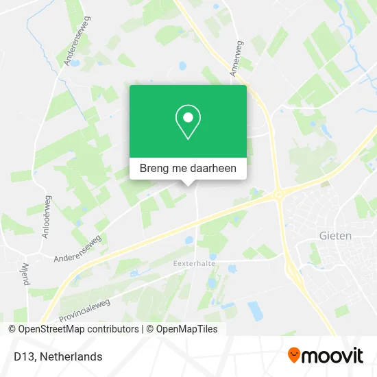 D13 kaart