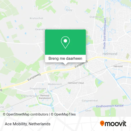 Ace Mobility kaart