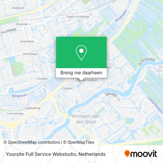 Yoursite Full Service Webstudio kaart