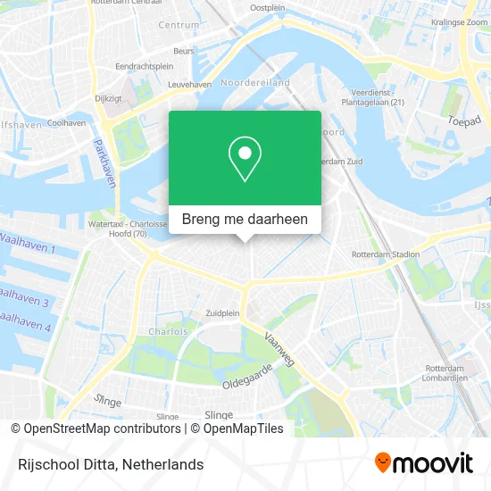 Rijschool Ditta kaart