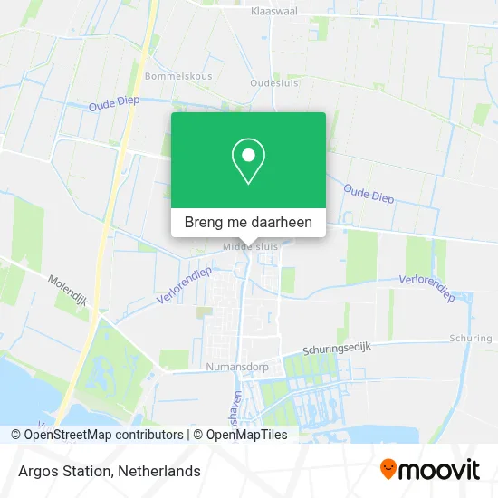 Argos Station kaart