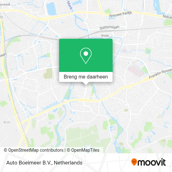 Auto Boeimeer B.V. kaart