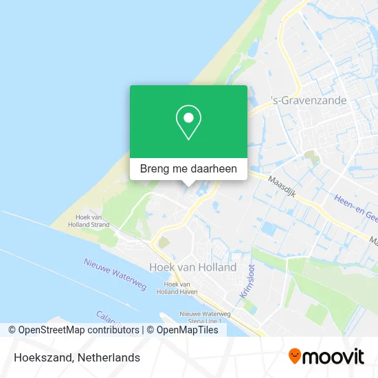 Hoekszand kaart