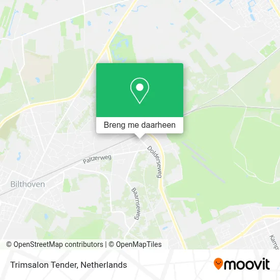 Trimsalon Tender kaart
