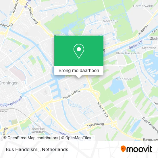 Bus Handelsmij kaart