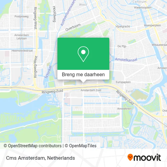 Cms Amsterdam kaart