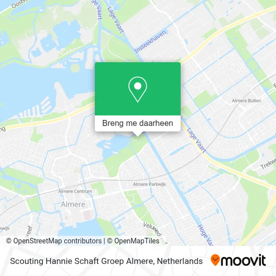 Scouting Hannie Schaft Groep Almere kaart