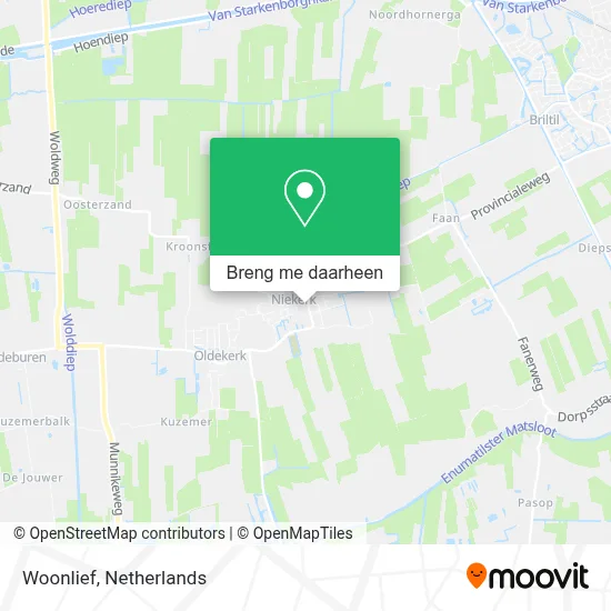 Woonlief kaart