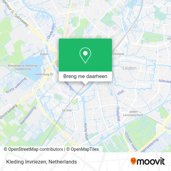 Kleding Invriezen kaart