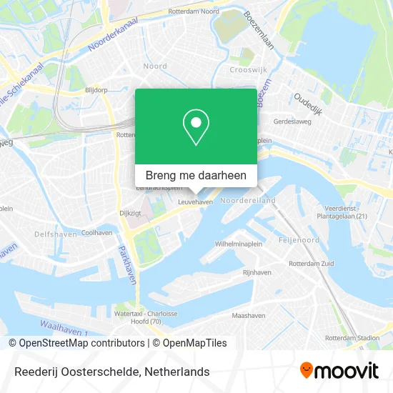 Reederij Oosterschelde kaart