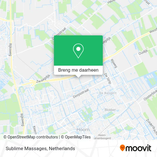 Sublime Massages kaart