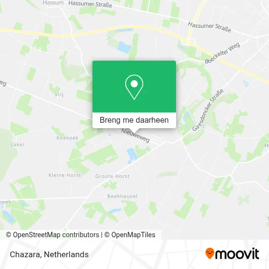 Chazara kaart