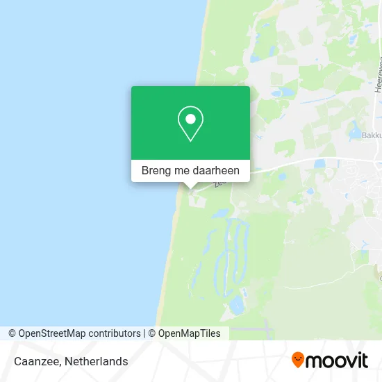 Caanzee kaart