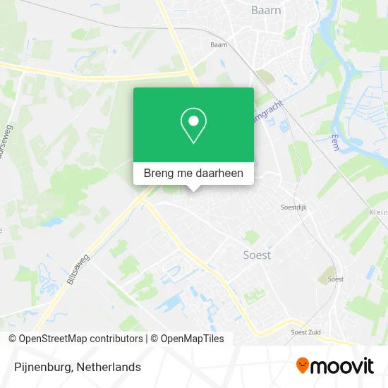 Pijnenburg kaart