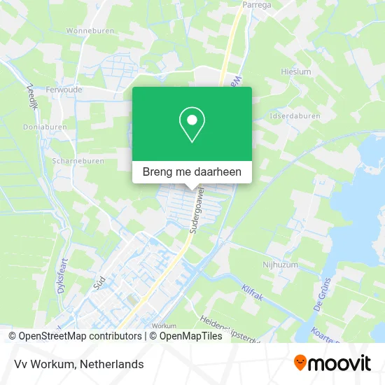 Vv Workum kaart