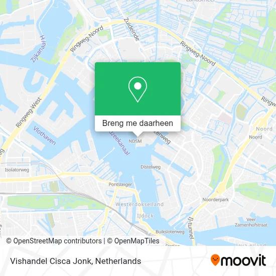 Vishandel Cisca Jonk kaart
