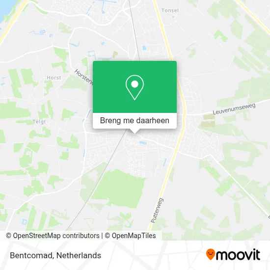 Bentcomad kaart