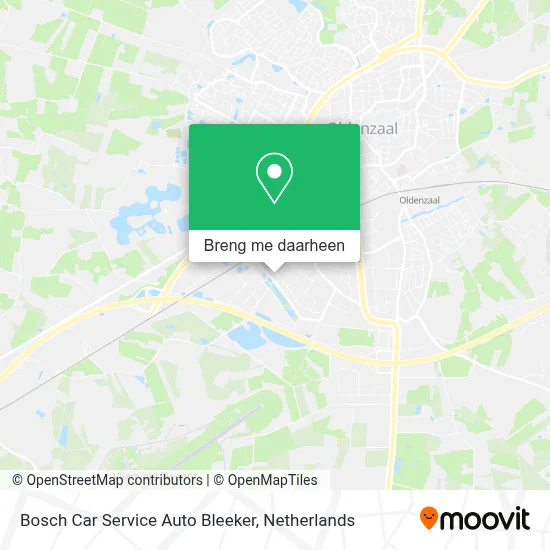 Bosch Car Service Auto Bleeker kaart