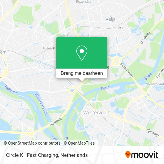 Circle K | Fast Charging kaart