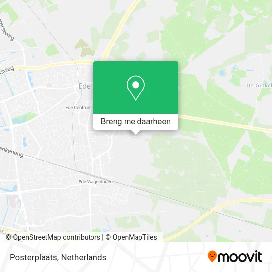 Posterplaats kaart