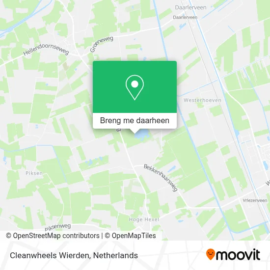 Cleanwheels Wierden kaart