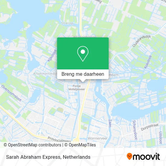 Sarah Abraham Express kaart