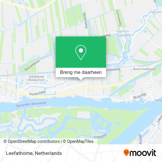 Leefathome kaart
