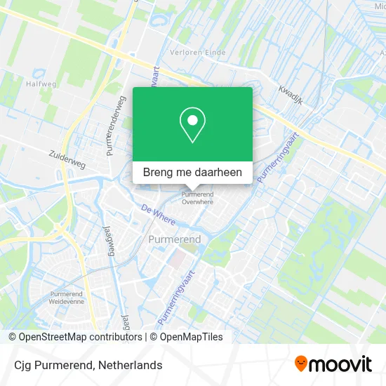 Cjg Purmerend kaart