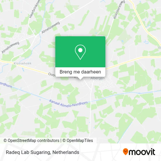 Radeq Lab Sugaring kaart