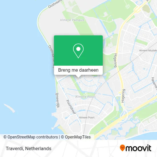 Traverdi kaart