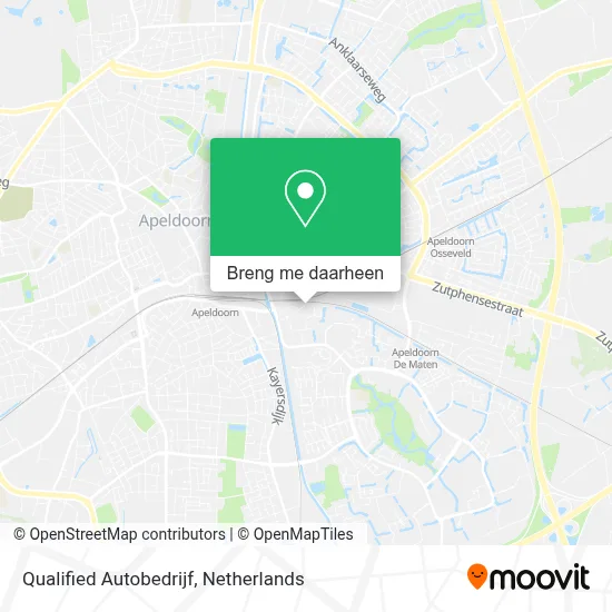 Qualified Autobedrijf kaart