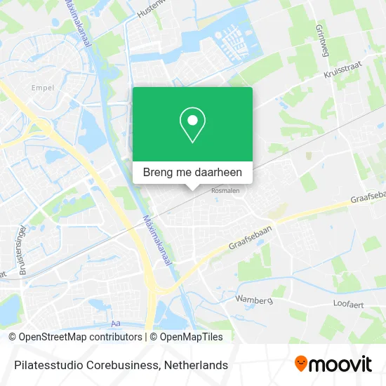 Pilatesstudio Corebusiness kaart