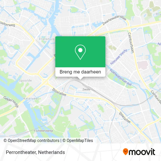 Perrontheater kaart