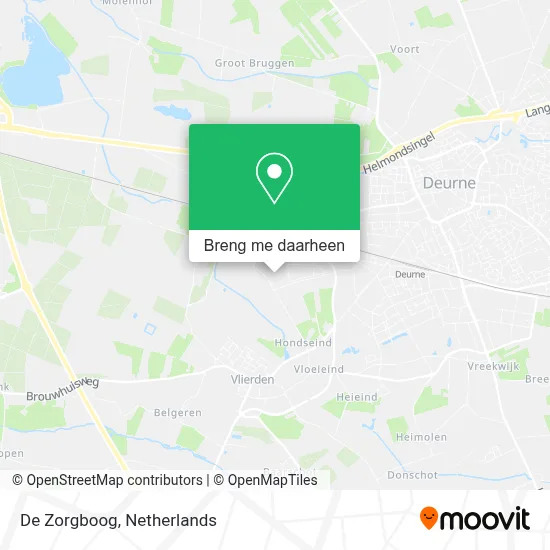 De Zorgboog kaart