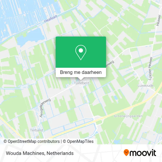 Wouda Machines kaart